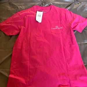 Lauren James Hot Pink Sweet Tea Shirt. NWT